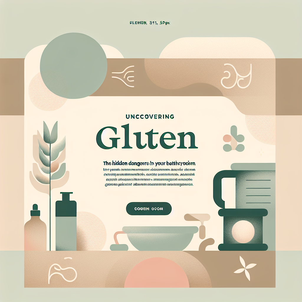 “Uncovering Gluten: The Hidden Dangers in Your Bathroom Cabinet”