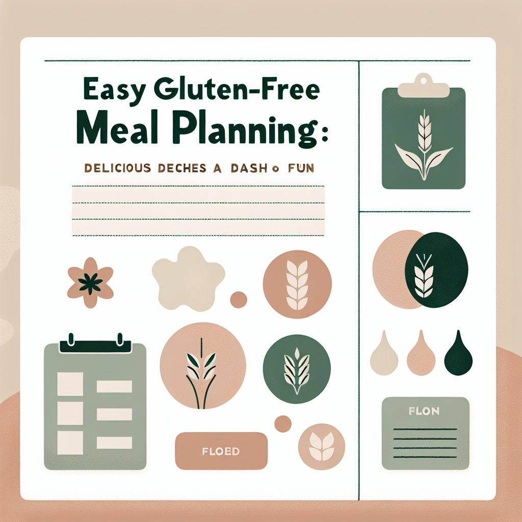 “Easy Gluten-Free Meal Planning: Delicious Dishes with a Dash of Fun”