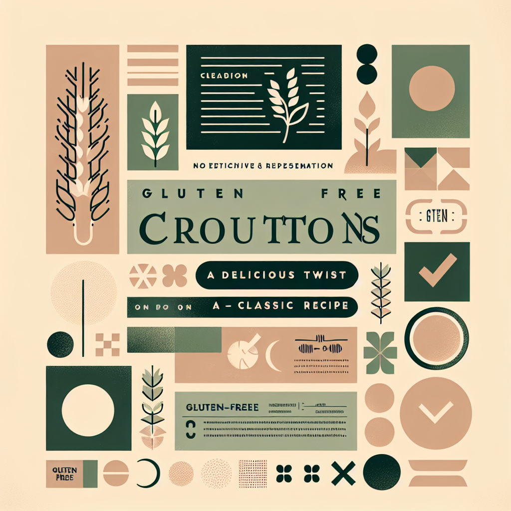 “Gluten-Free Croutons: A Delicious Twist on a Classic Recipe”
