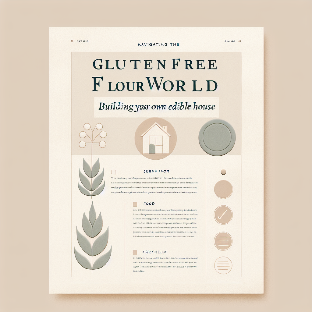 Navigating the Gluten-Free Flour World: Building Your Own Edible House