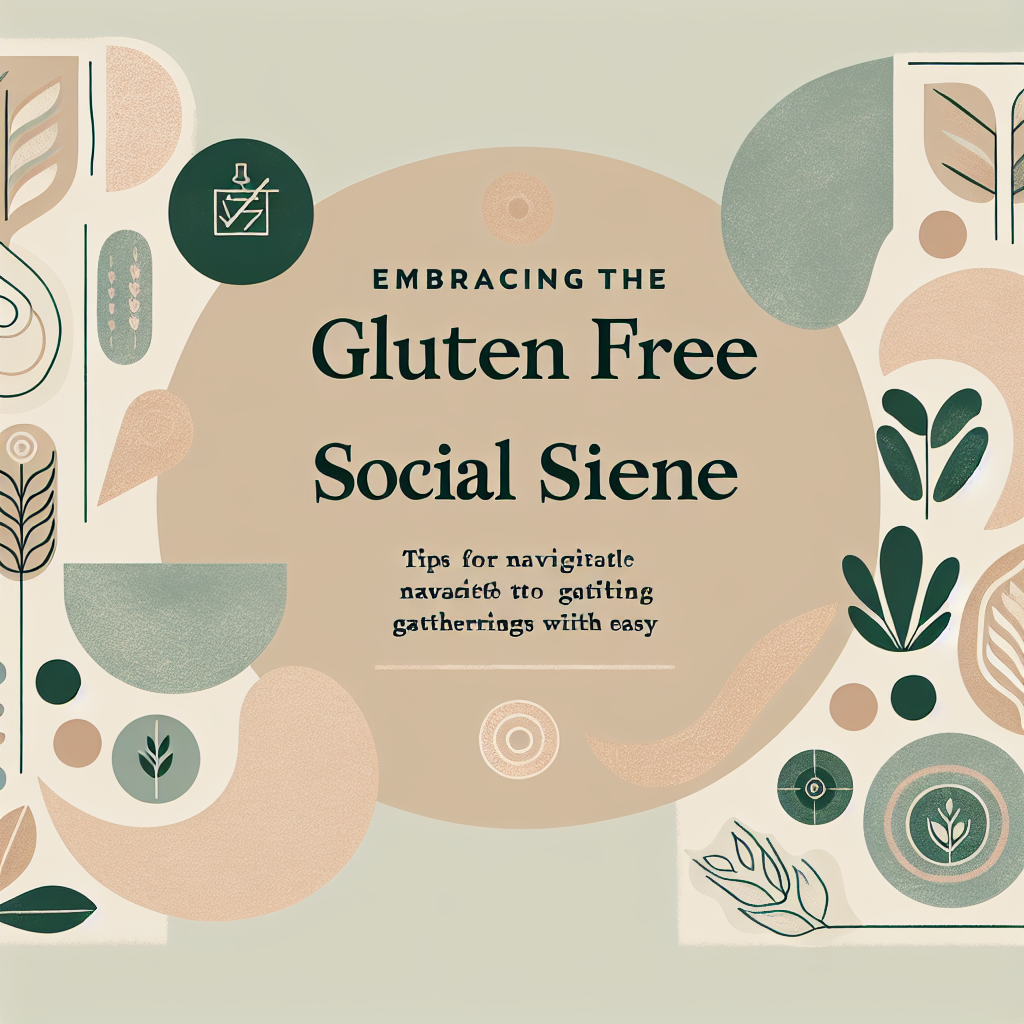 “Embracing the Gluten-Free Social Scene: Tips for Navigating Gatherings with Ease”