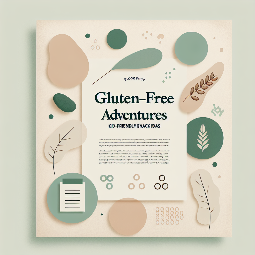 “Gluten-Free Adventures: Kid-Friendly Snack Ideas”