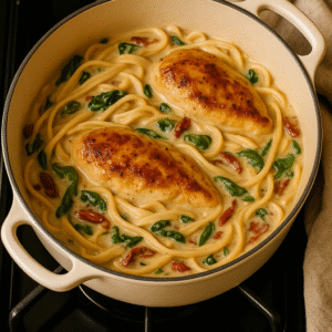 Gluten Free Tuscan Chicken Pasta