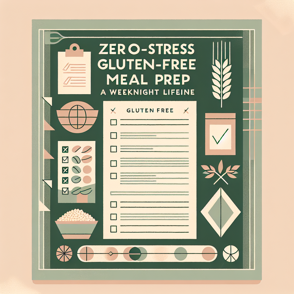 “Zero-Stress Gluten-Free Meal Prep: A Weeknight Lifeline”