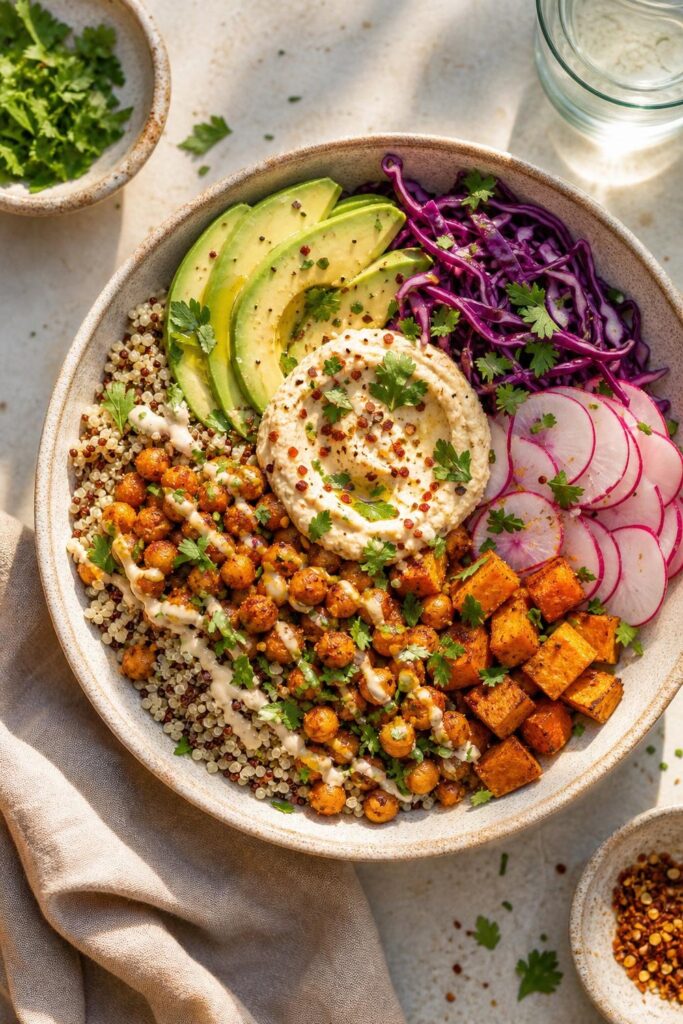 Gluten-Free Spiced Chickpea and Quinoa Bowl