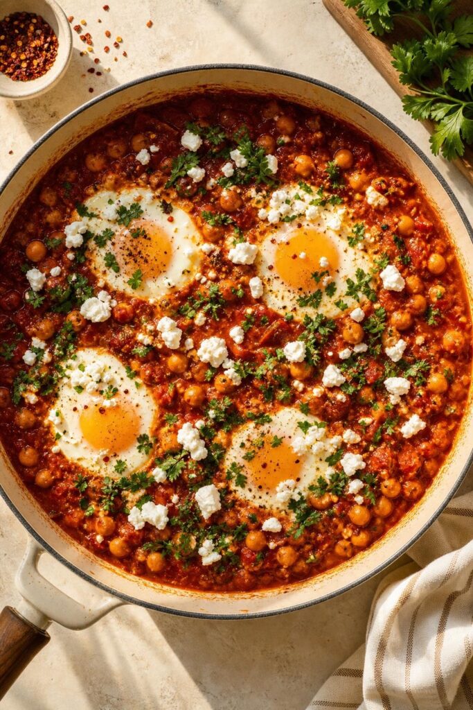 Gluten-Free Spicy Chickpea Shakshuka