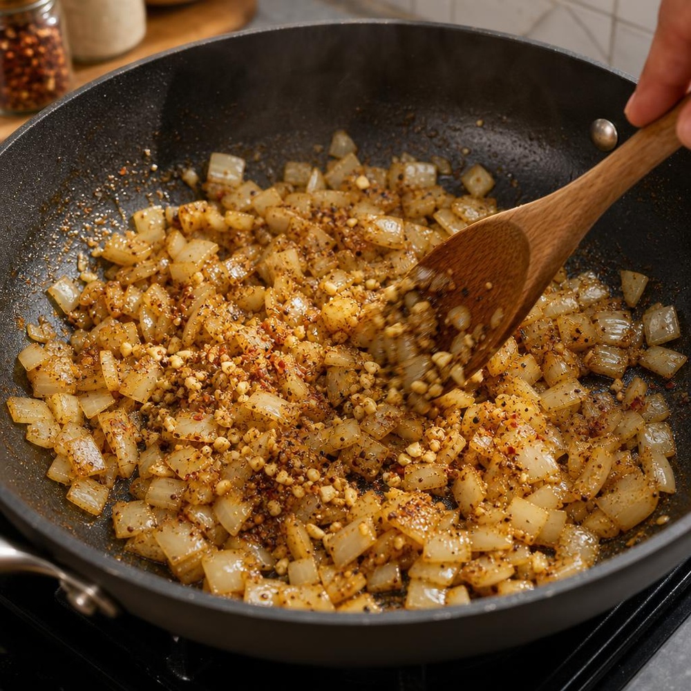 Gluten-Free Spicy Chickpea Shakshuka step 2