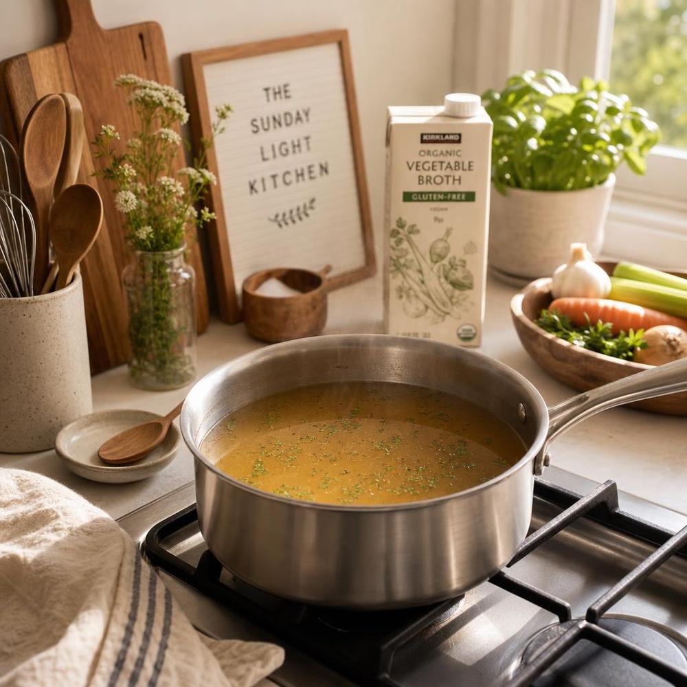Creamy Gluten-Free Mushroom Risotto step 1