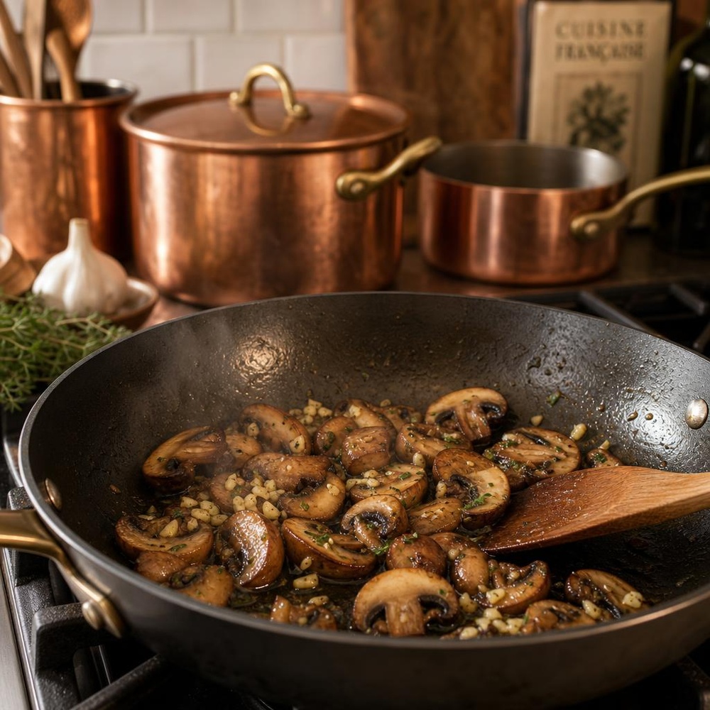 Creamy Gluten-Free Mushroom Risotto step 3