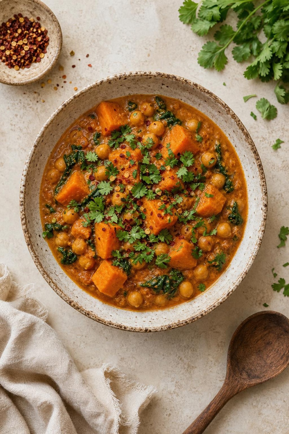 Gluten-Free Sweet Potato and Chickpea Curry
